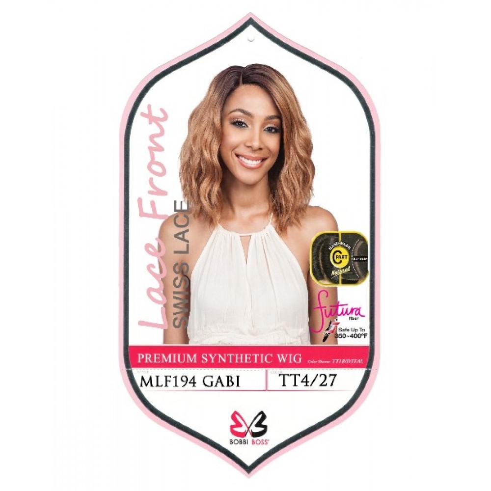 Bobbi Boss Synthetic Swiss Lace Front Deep Part Wig Mlf194 Gabi