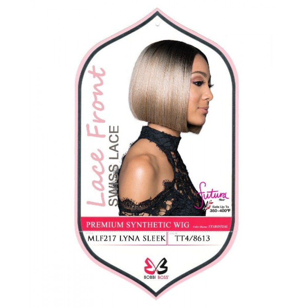 Bobbi Boss Synthetic Swiss Lace Front Deep Part Wig Mlf217 Lyna Sleek