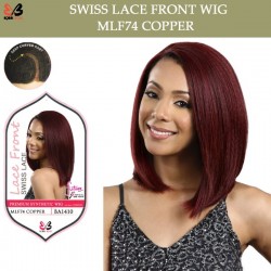 Bobbi Boss Synthetic Swiss Lace Front Wig Mlf74 Copper Bobbi Boss Synthetic Swiss Lace Front Wig Mlf74 Copper