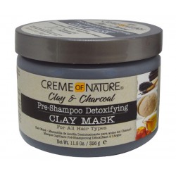 Creme Of Nature Clay & Charcoal Pre-shampoo Detoxifying Clay Mask 11.5 Oz Creme Of Nature Clay & Charcoal Pre-shampoo Detoxifying Clay Mask 11.5 Oz