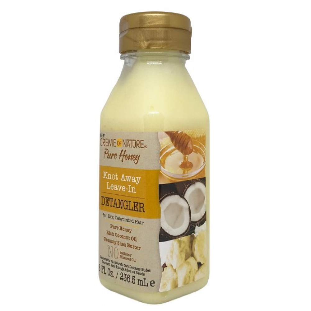 Creme Of Nature Pure Honey Knot Away Leave In Detangler 8 Oz