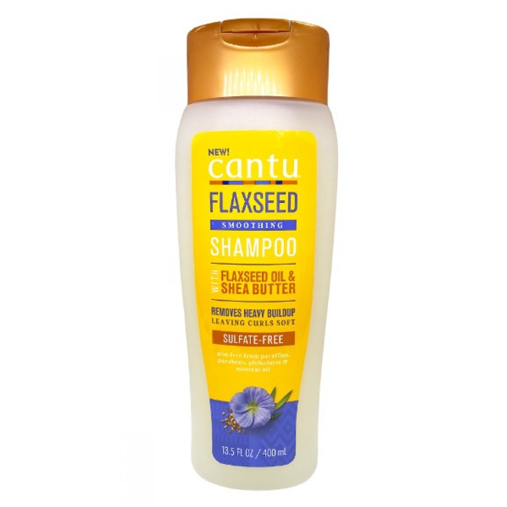 Cantu Flaxseed Smoothing Shampoo Sulfate Free 13.5 Oz