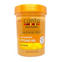 Cantu Shea Butter Maximum Hold Anti-shedding Styling Gel With Honey 18.5 Oz Cantu Shea Butter Maximum Hold Anti-shedding Styling Gel With Honey 18.5 Oz