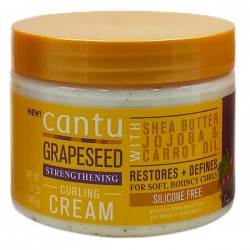 Cantu Grape Seed Strengthening Curling Cream 12 Oz Cantu Grape Seed Strengthening Curling Cream 12 Oz