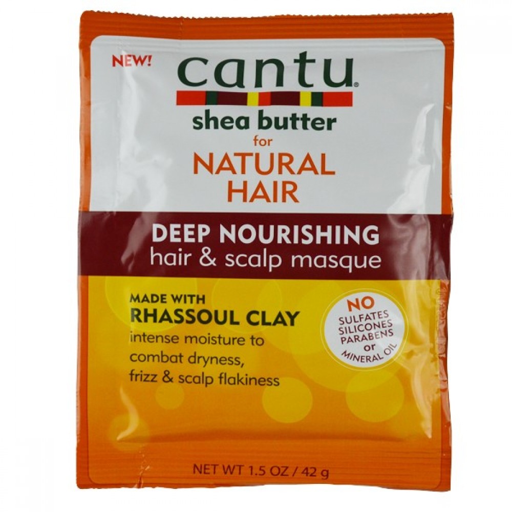Cantu Shea Butter For Natural Hair Deep Nourishing Hair & Scalp Masque 1.5 Oz