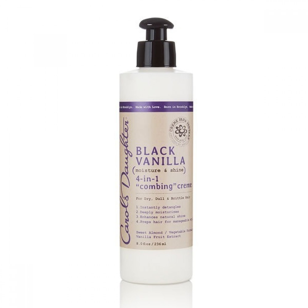 CAROLS DAUGHTER BLACK VANILLA MOISTURE & SHINE 4-IN-1 “COMBING” CREME