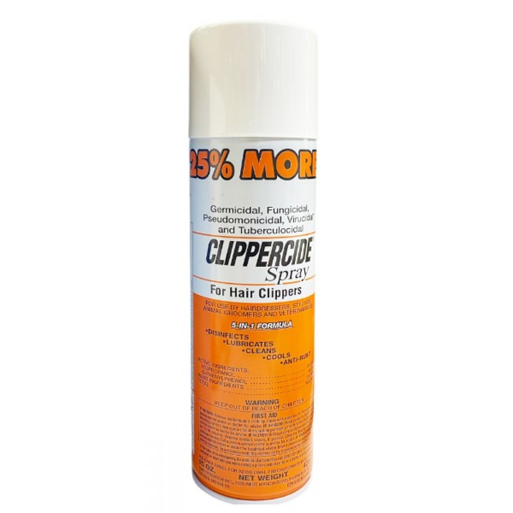 Clippercide Spary Hair Clipper 5 In 1 15 Oz