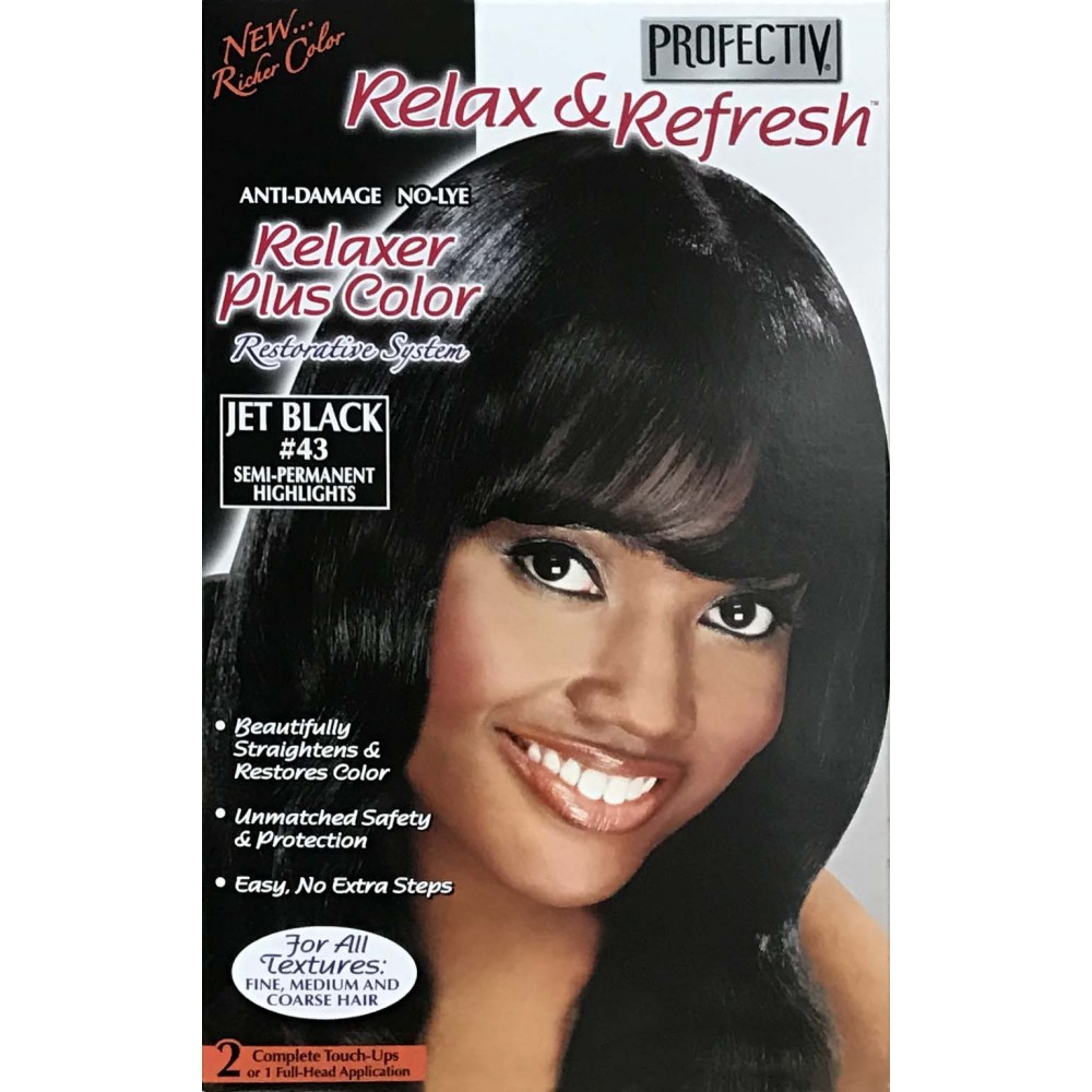 Profective Relaxer & Refresh Relaxer Plus Color Jet Black 43