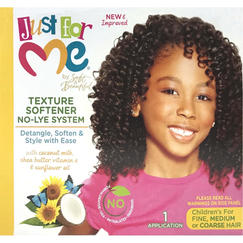 Just For Me Kids Texture Softener No Lye Kit