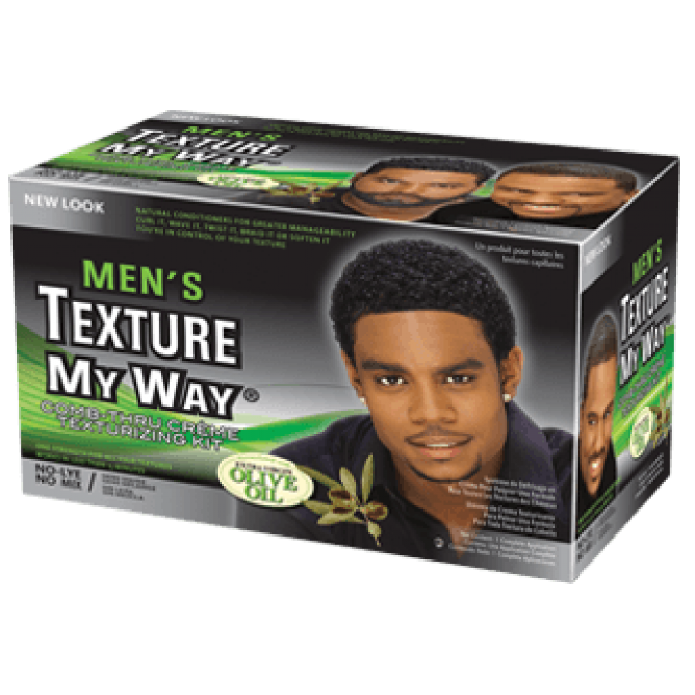 Texture My Way Men's Comb-thru Crme Texturizing Kit Texture My Way Mens Comb-thru Crme Texturizing Kit