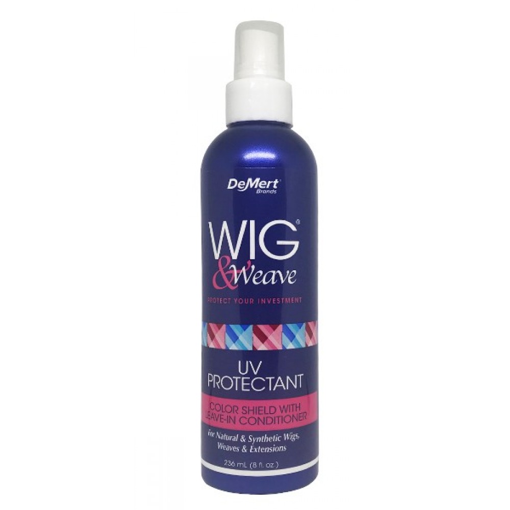 Demert Wig And Weave Uv Protectant Color Shield With Leave In Conditioner Spray 8 Oz