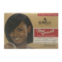 Dr Miracles New Growth No Lye Conditioning Relaxer Kit Regular Dr Miracles New Growth No Lye Conditioning Relaxer Kit Regular