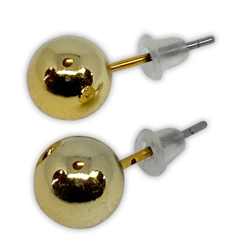 Ebo Pearl Studs Earrings White/gold/silver (15 Pairs)