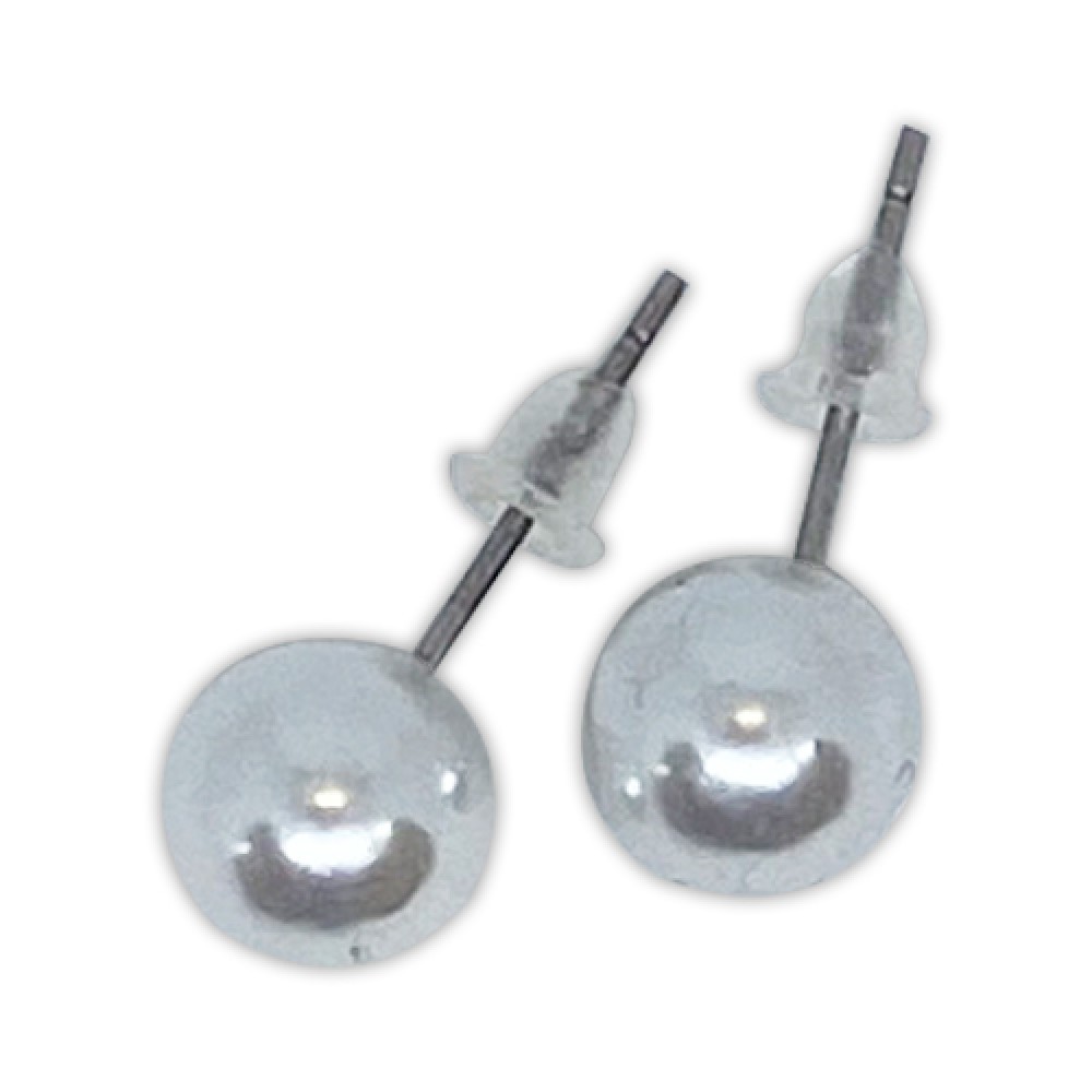 Ebo Pearl Studs Earrings White/gold/silver (15 Pairs)