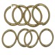 Ebo Braid Hair Ring Hair Decorations Gold Ring 15 Mm 12 Pcs