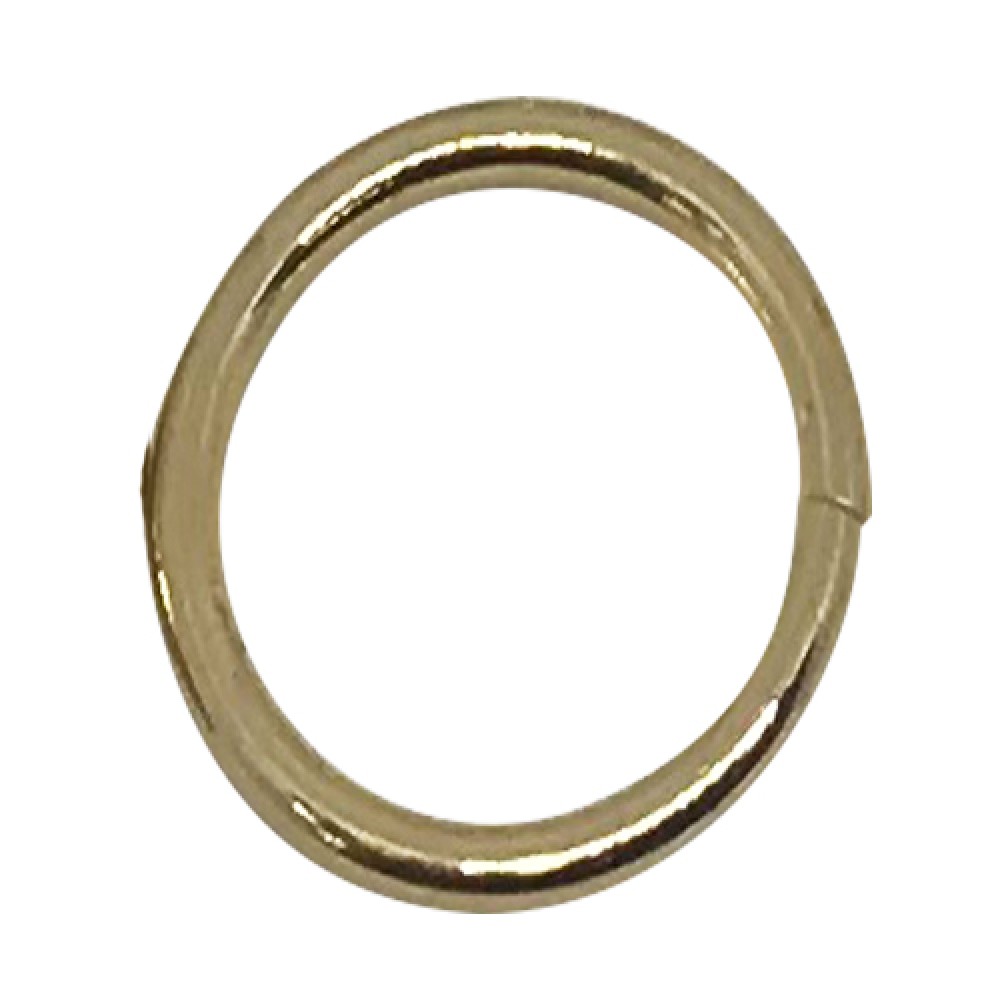 Ebo Braid Hair Ring Hair Decorations Gold Ring 15 Mm 12 Pcs