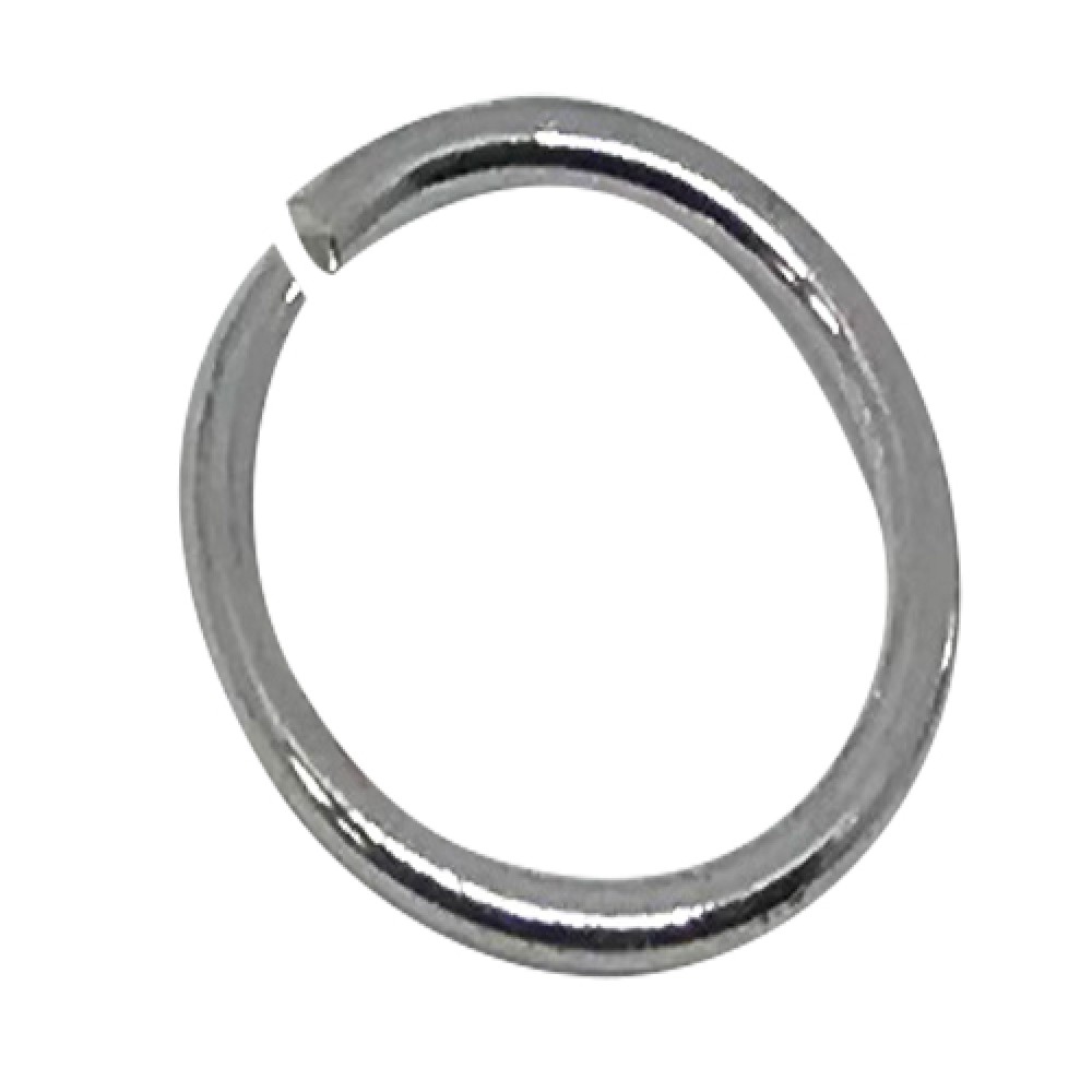 Ebo Braid Hair Ring Hair Decorations Silver Ring 15 Mm 12 Pcs