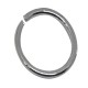 Ebo Braid Hair Ring Hair Decorations Silver Ring 15 Mm 12 Pcs