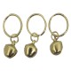 Ebo Braid Hair Ring Hair Decorations Charm Bells Gold 12 Mm 6 Pcs