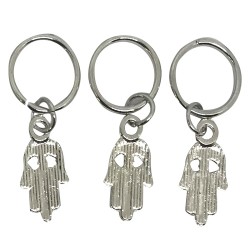 Ebo Braid Hair Ring Hair Decorations Charm Hand Silver 12 Mm 6 Pcs  