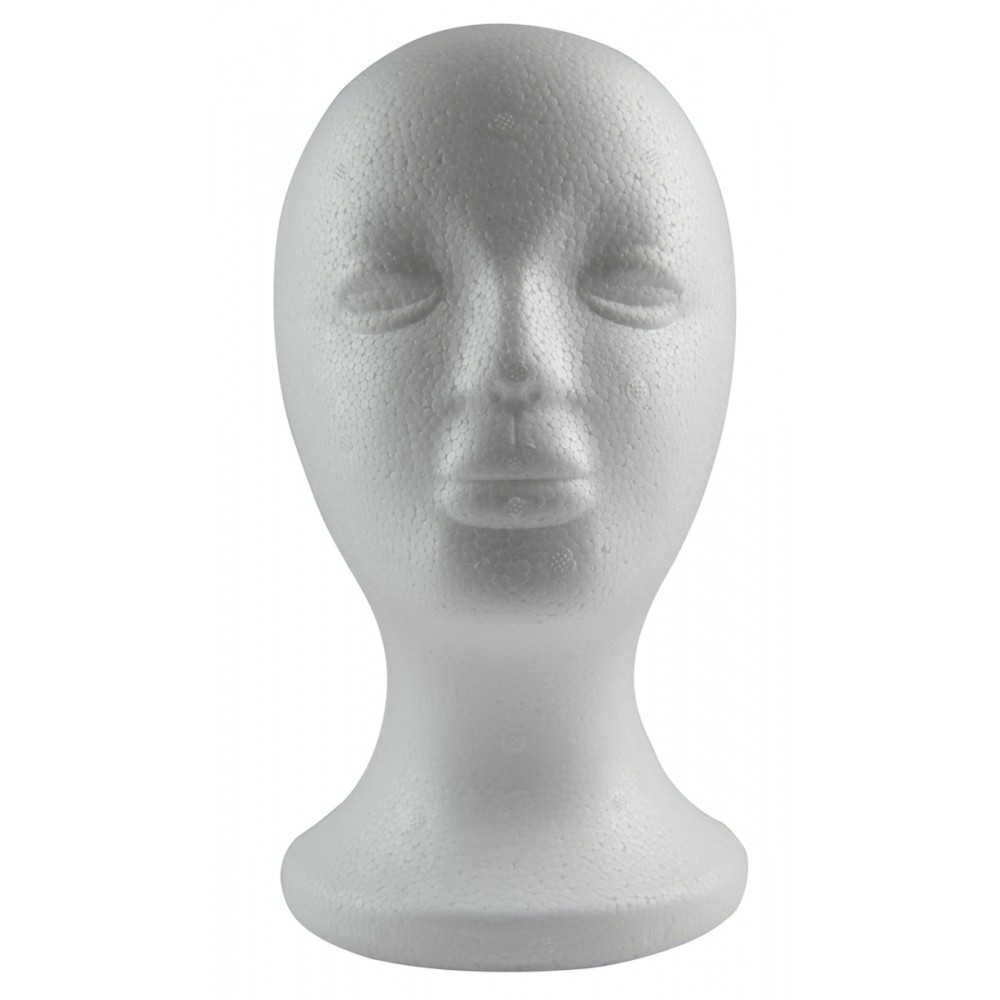 Ebo Styrofoam Mannequin Wig Head