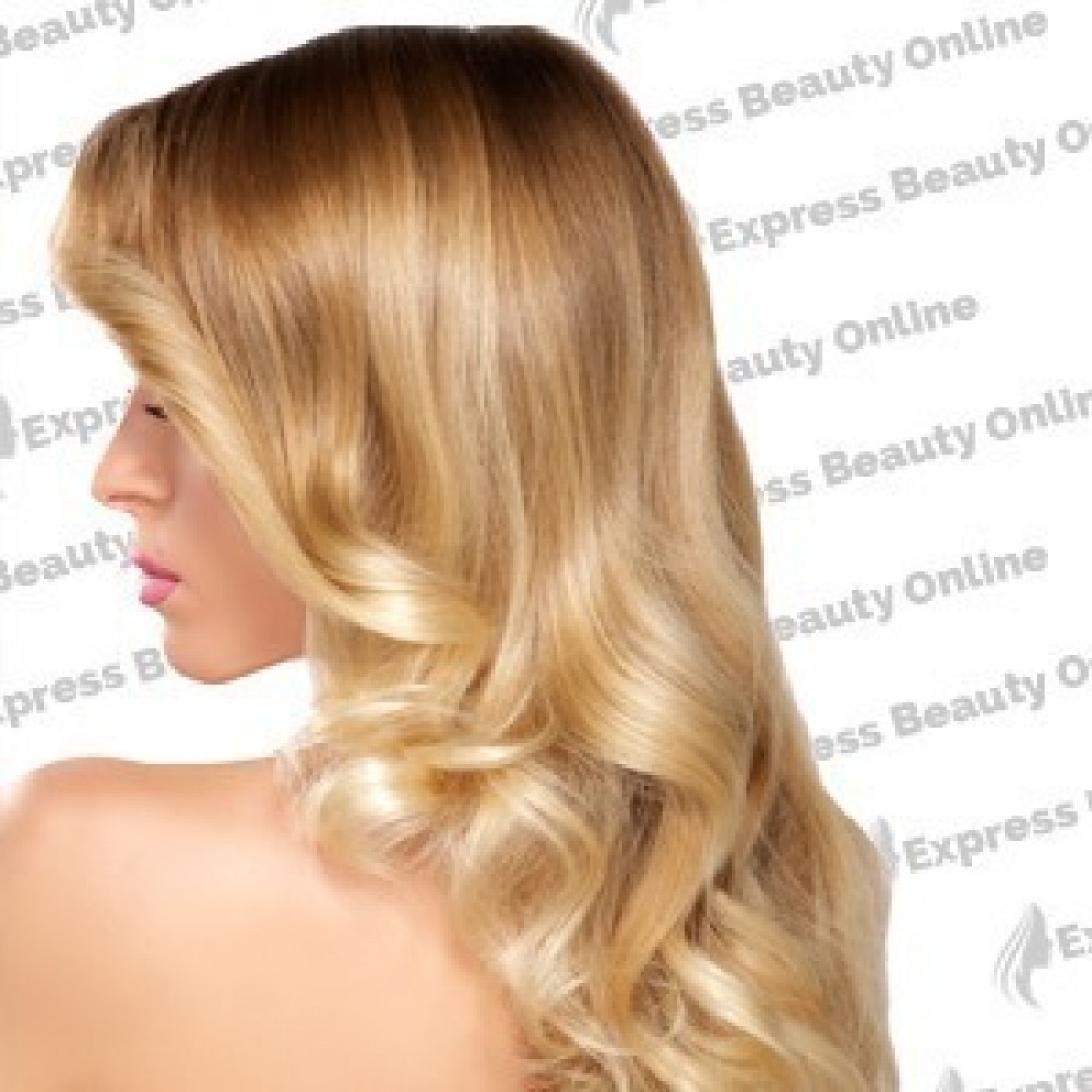 20 elastic hair curly - human hair feel extensions - pure blonde (613)