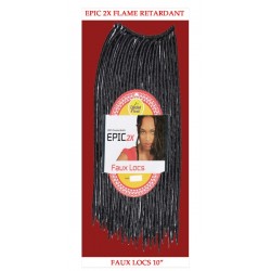 Epic Synthetic Hair Crochet Braid Loop Faux Locs 10"