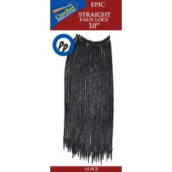 Epic Synthetic Hair Crochet Braid Loop Faux Locs 10" Epic Synthetic Hair Crochet Braid Loop Faux Locs 10"
