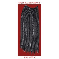 Epic Synthetic Hair Crochet Braid Loop Faux Locs 14" Epic Synthetic Hair Crochet Braid Loop Faux Locs 14"