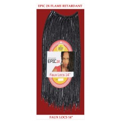 Epic Synthetic Hair Crochet Braid Loop Faux Locs 14"