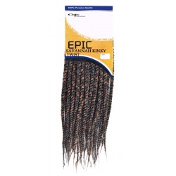 Epic Synthetic Hair Crochet Loop Braid Savannah Kinky Twist 14" Epic Synthetic Hair Crochet Loop Braid Savannah Kinky Twist 14"