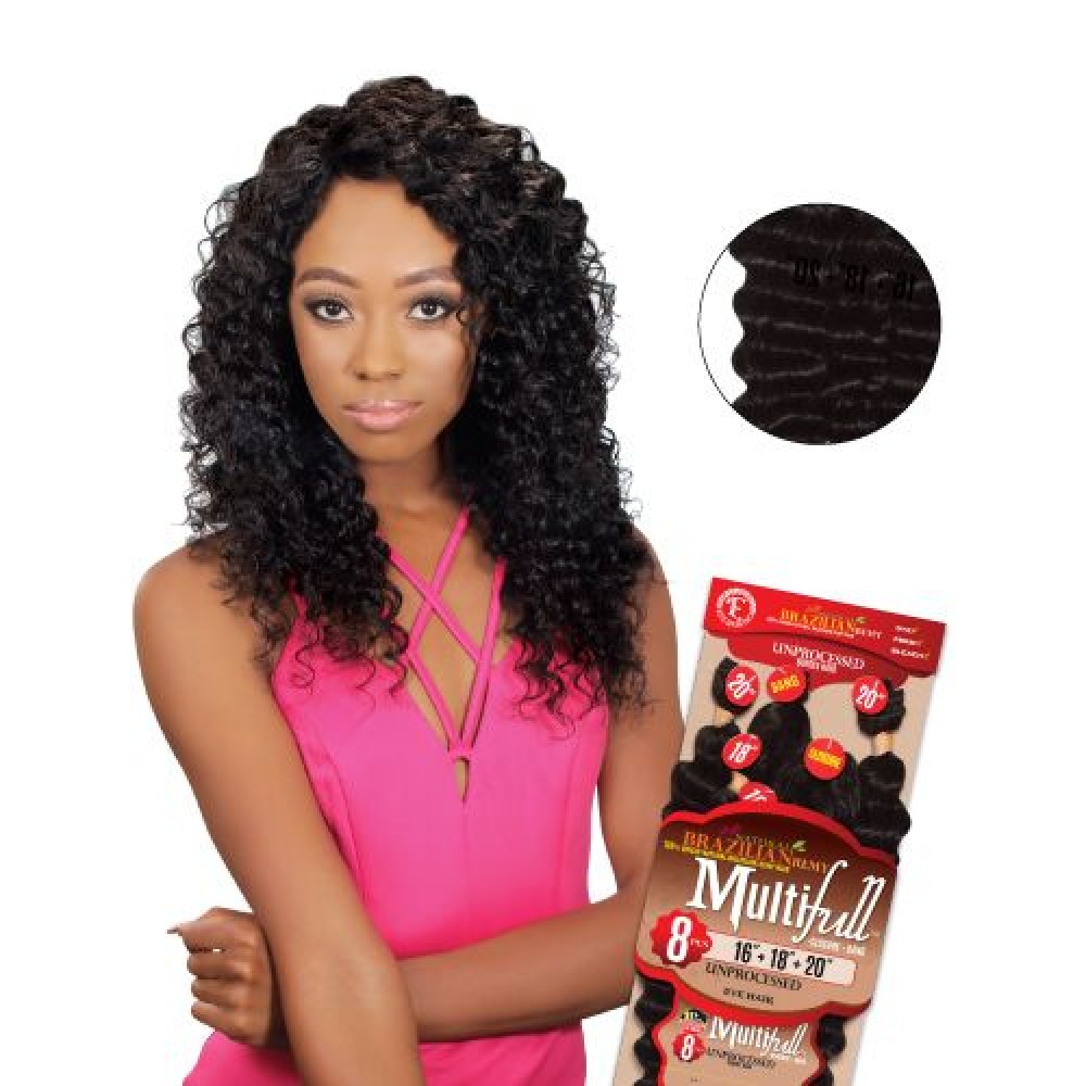 Eve 100% Unprocessed Brazilian Virgin Remy Human Hair Weave Deep Curl