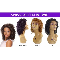 Hr True Wig Synthetic Swiss Lace Front Wig Nbs759