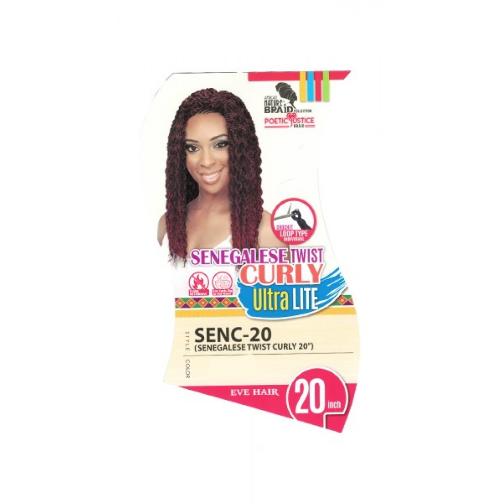 Eve Hair Synthetic Hair Crochet Braid Loop Senegalese Twist Curly Senc 20