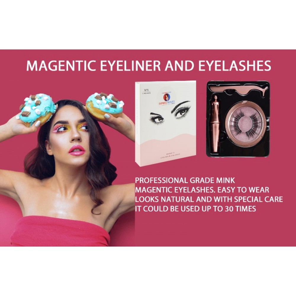 Ebo M5 Magnetic Eyelashes With Magnetic Eyeliner Kit Luxe