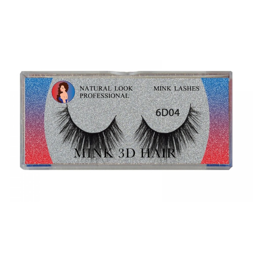 Natural Look Professional 6d Mink Eyelashes 6d04