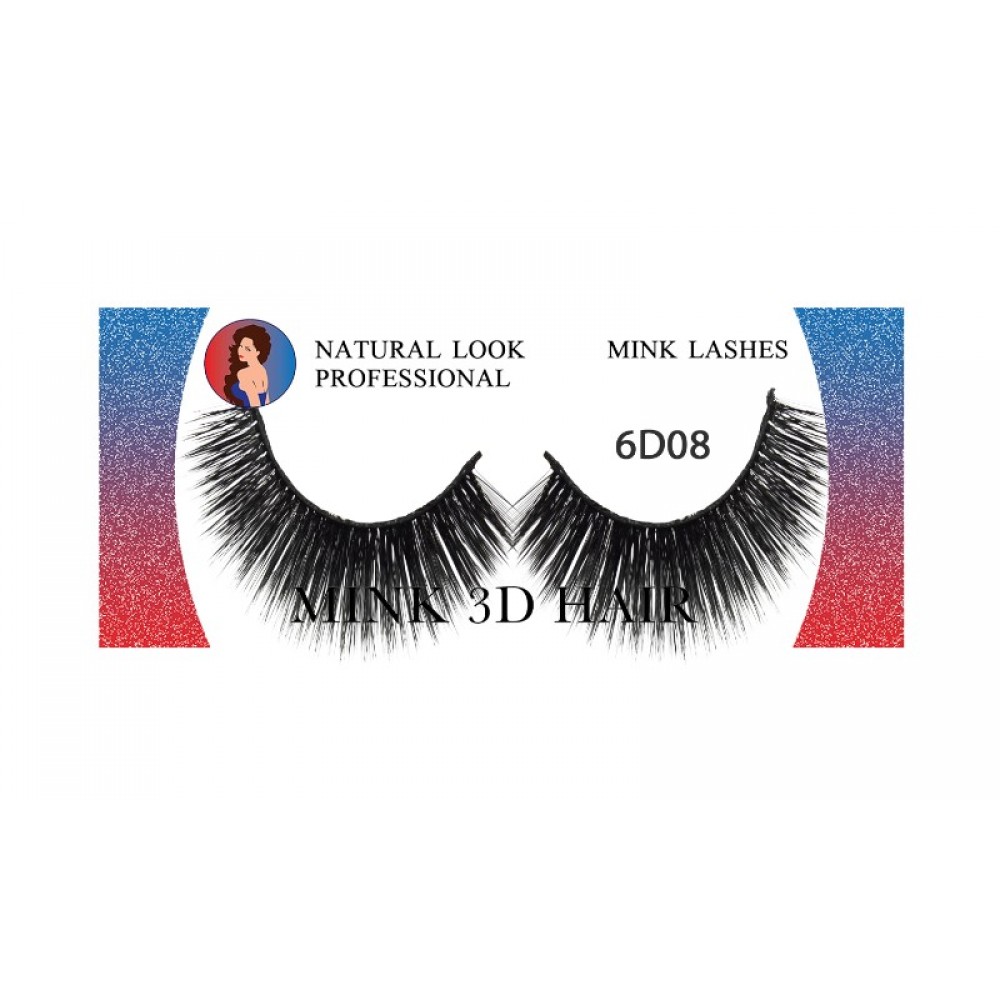 Natural Look Professional 6d Mink Eyelashes 6d08