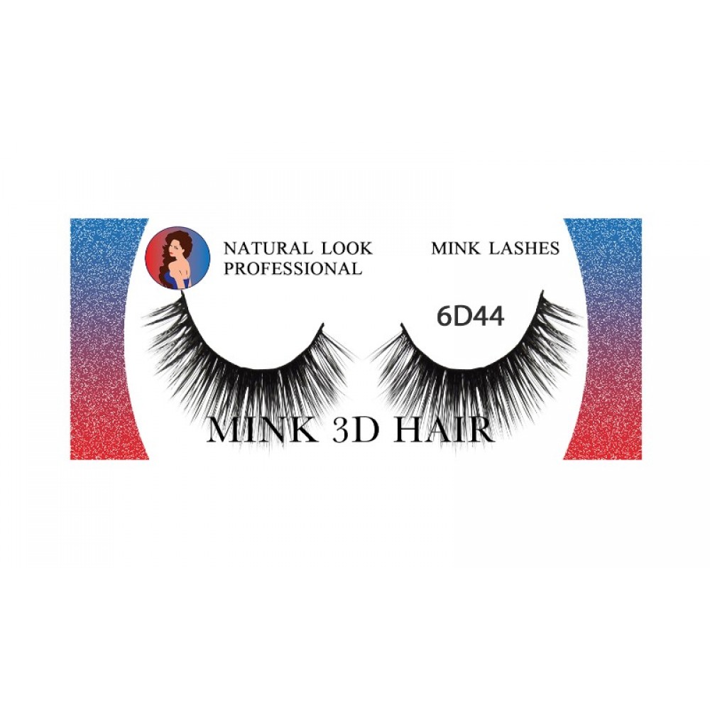 Natural Look Professional 6d Mink Eyelashes 6d44
