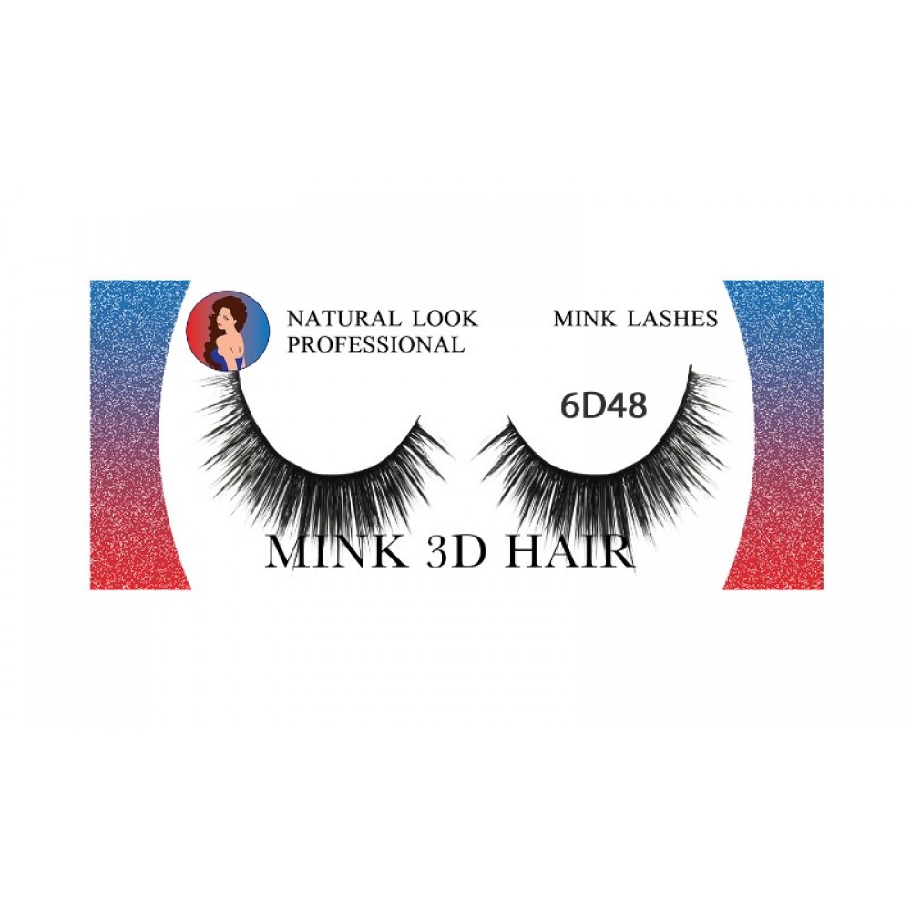 Natural Look Professional 6d Mink Eyelashes 6d48