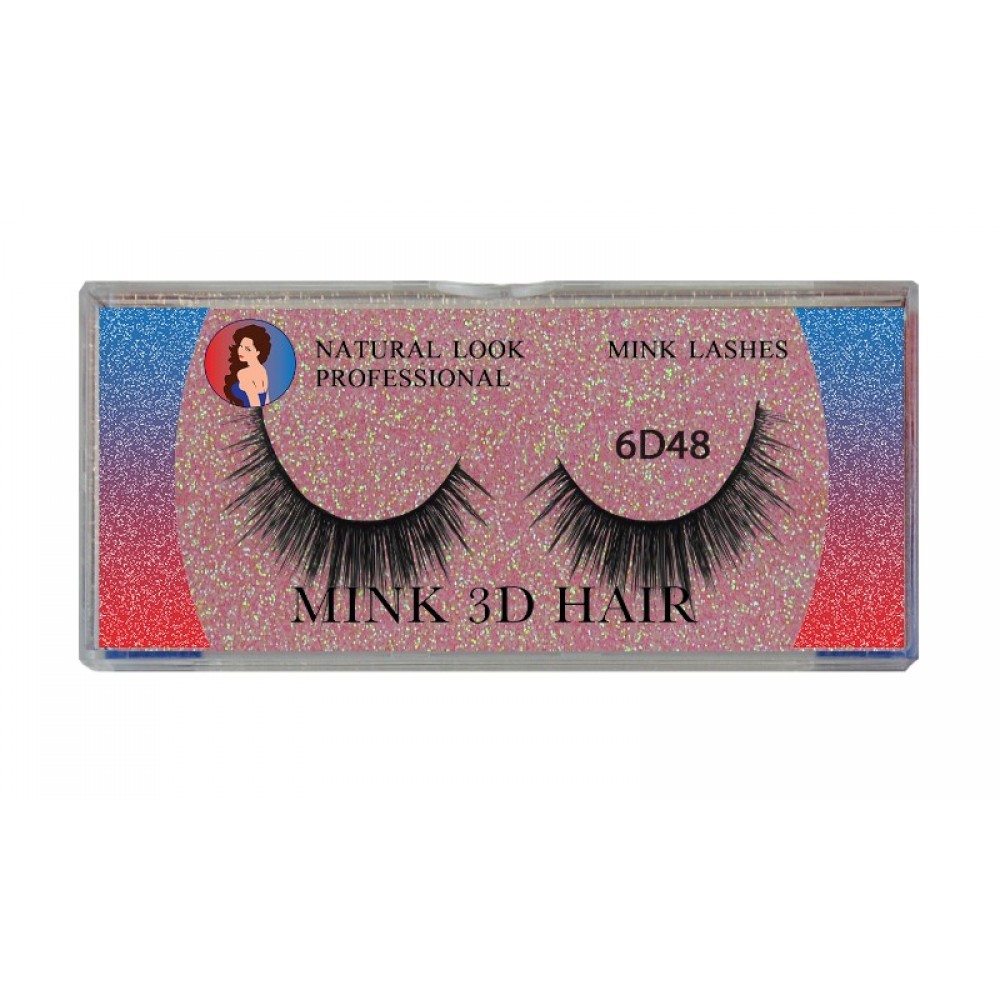Natural Look Professional 6d Mink Eyelashes 6d48