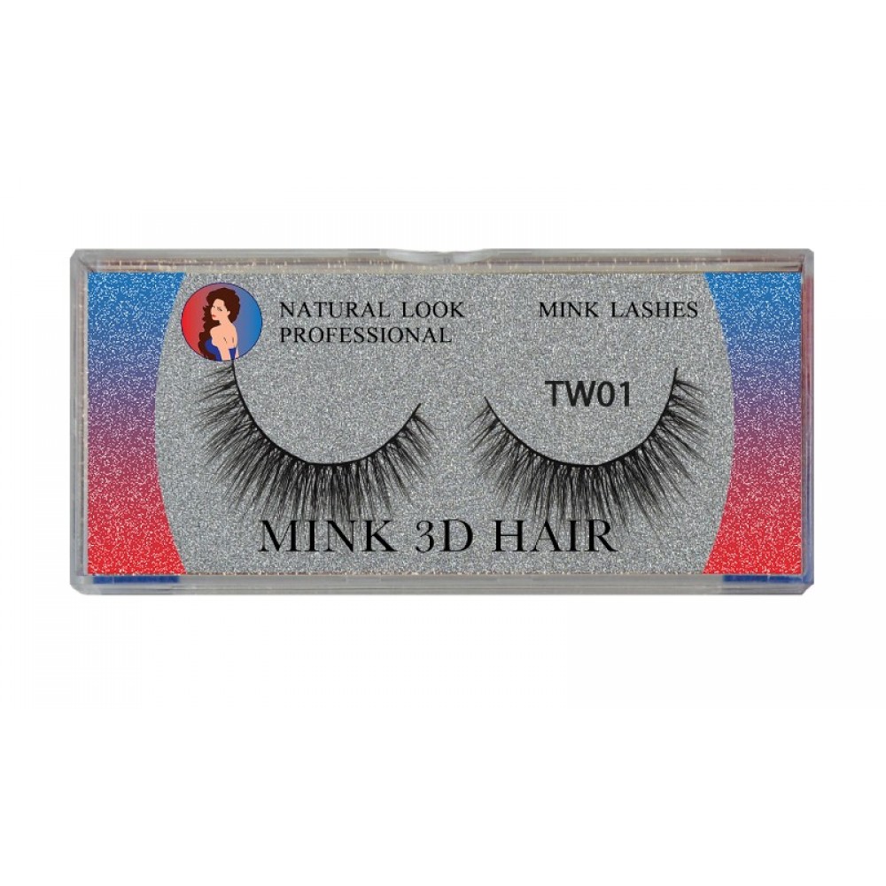 Natural Look Professional 3d Mink Eyelashes Tw01