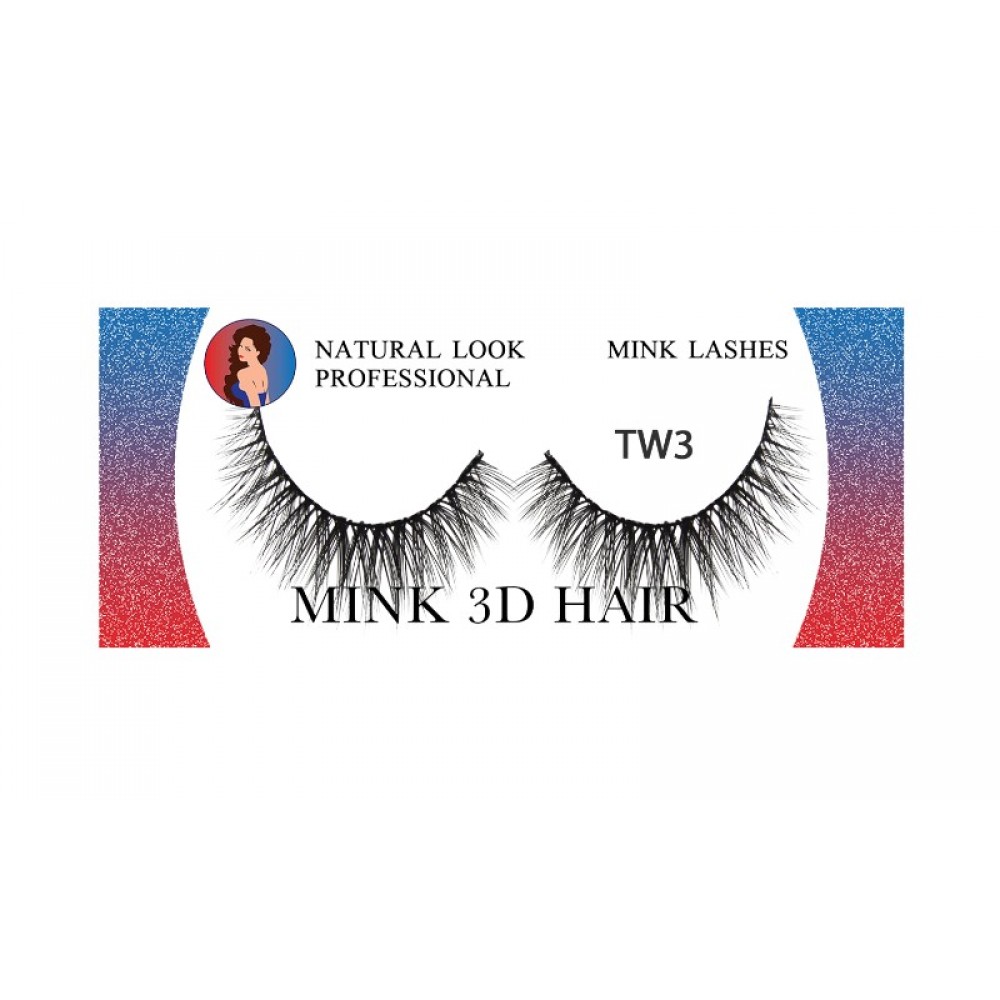 Natural Look Professional 3d Mink Eyelashes Tw03