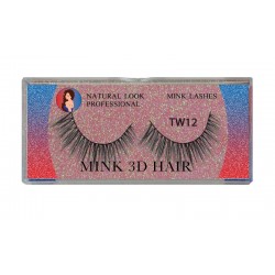 Natural Look Professional 3d Mink Eyelashes Tw12