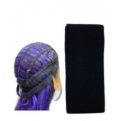 Ebo Elastic Wig Band 1-3/4 1 Yd Large Black 