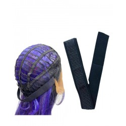 Ebo Silicone Elastic Wig Band Anti Slip  1-1/8 1 Yd Large Black 