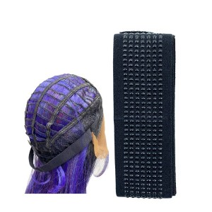 Ebo Silicone Elastic Wig Band Anti Slip  1-1/8 1 Yd Large Black 
