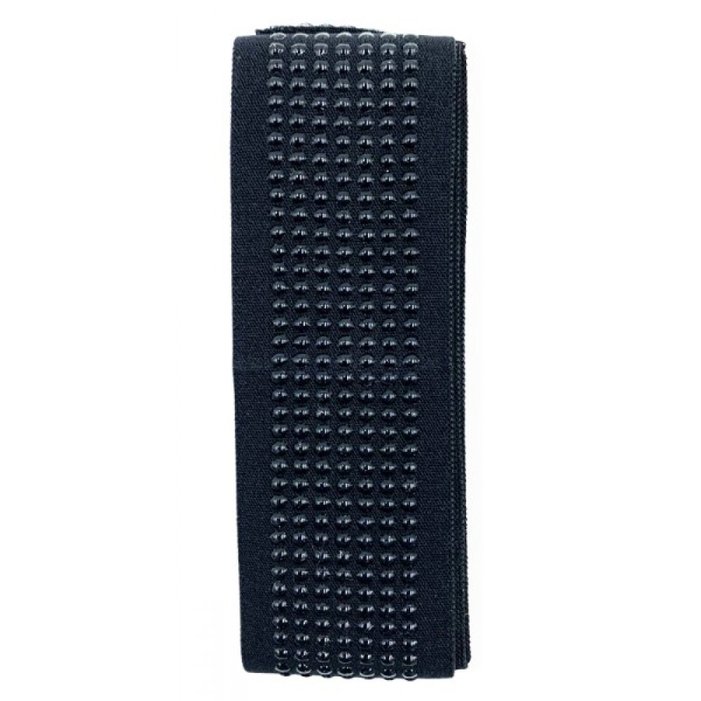 Ebo Silicone Elastic Wig Band Anti Slip  1-1/8 1 Yd Large Black