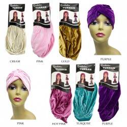 Ebo Turban Velvet Scarf Cap Head Wrap Cap For Man And Women 