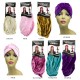 Ebo Turban Velvet Scarf Cap Head Wrap Cap For Man And Women