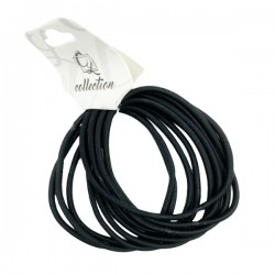 Ebo Medium Size Hair Elastics Scrunchies Hair Elastic Ponytail Holder Tie Hair Accessories Black 10 Pcs Ebo Medium Size Hair Elastics Scrunchies Hair Elastic Ponytail Holder Tie Hair Accessories Black 10 Pcs